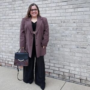 Nili Lotan x Target pinstripe trousers sz 14 14P